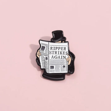 Bold Metal Pin Badge by Topboring