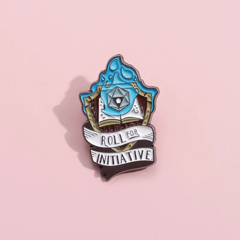 Kawaii Blue Cartoon Metal Pin Badge by Topboring