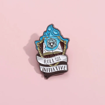 Kawaii Blue Cartoon Metal Pin Badge by Topboring