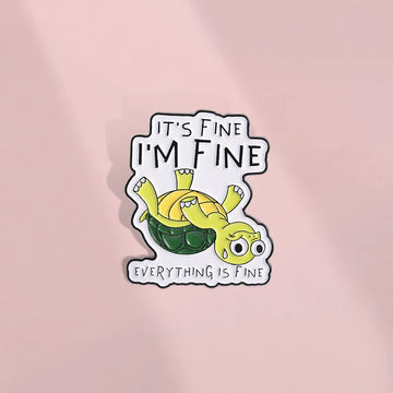 Cute Metal Pin Badge by Topboring