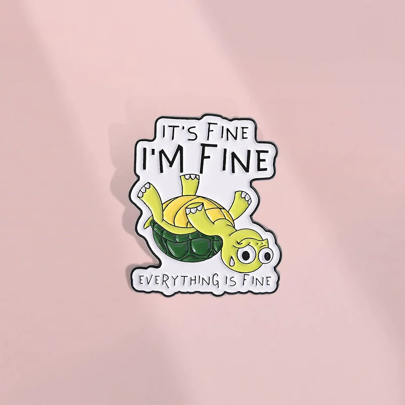 Cute Metal Pin Badge by Topboring