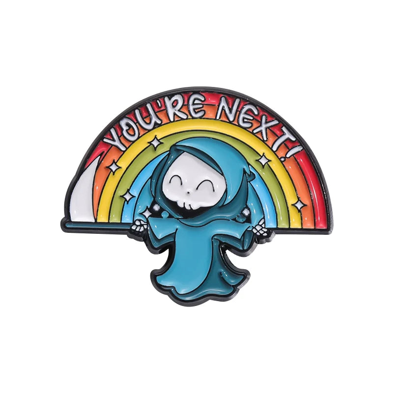 Kawaii Mini Rainbow Metal Pin Soft Enamel Pin Badge