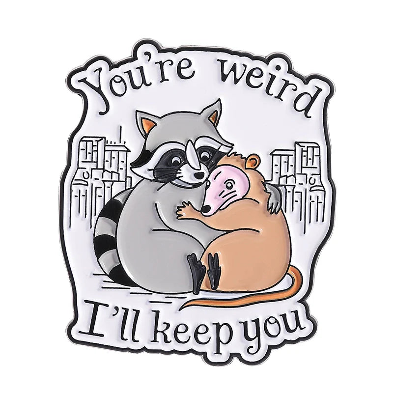 Quirky Cute Bear Metal Pin Enamel Pin Badge