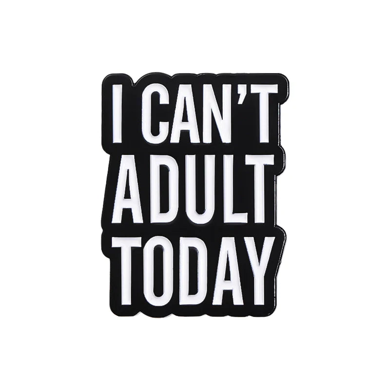 Cute Metal Pin Badge by Topboring