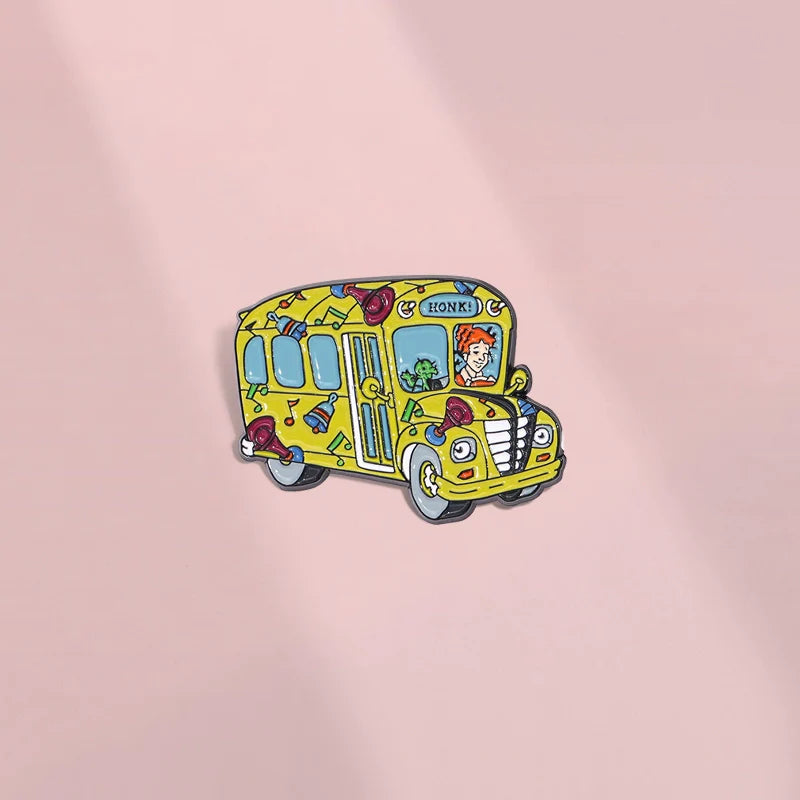 Cute Cartoon Metal Pin Badge by Topboring