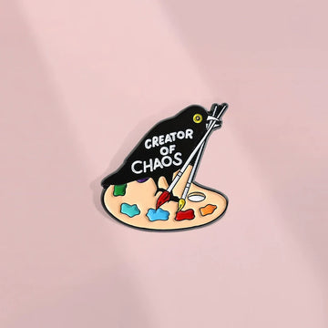 Elegant Cartoon Metal Pin Badge by Topboring