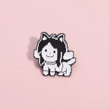 Cute Cartoon Metal Pin Badge by Topboring