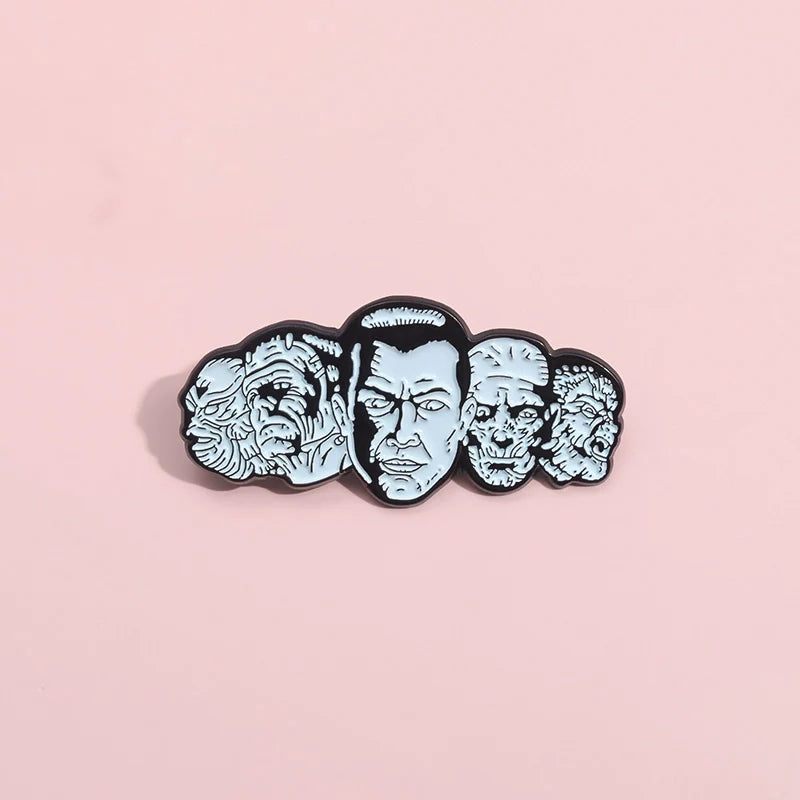 Quirky Cartoon Metal Pin Badge by Topboring