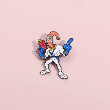 Stylish Anime Cartoon Metal Pin Badge by Topboring