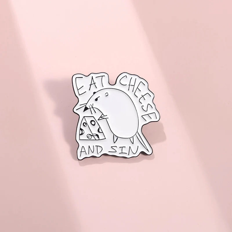 Cool Cartoon Metal Pin Badge by Topboring