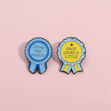 Quirky Metal Pin Badge by Topboring