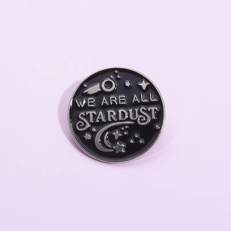 Bold Star Metal Pin Badge by Topboring