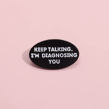 Mini Heart Metal Pin Badge by Topboring