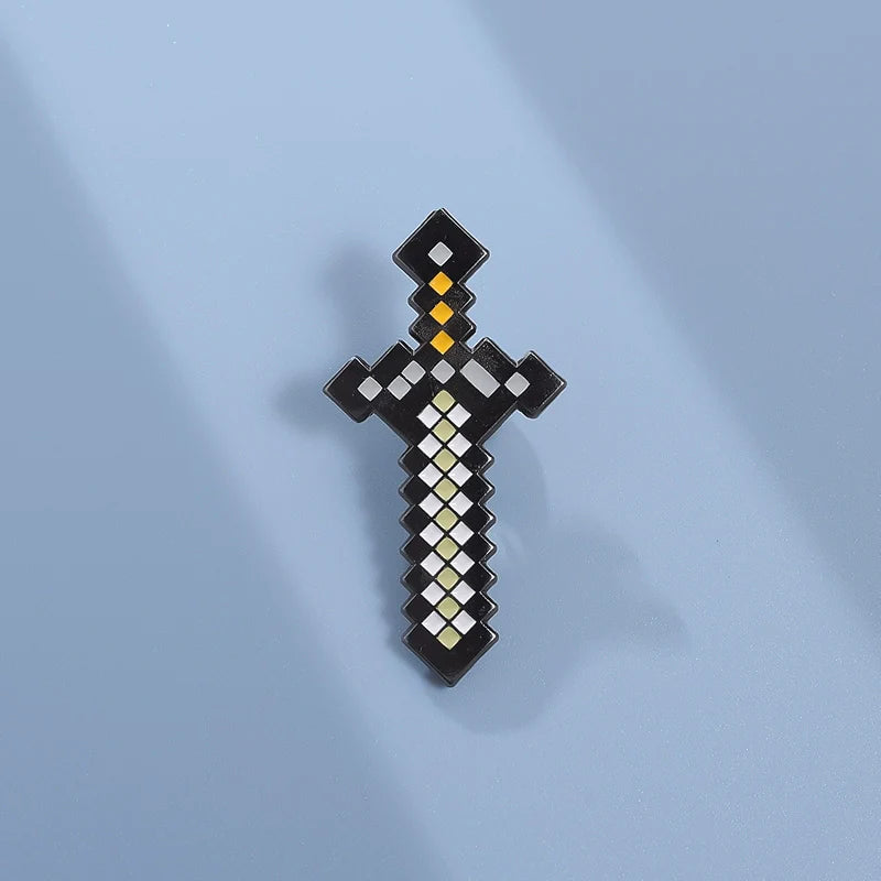 Playful Cartoon Metal Pin Badge by Topboring
