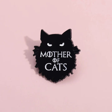 Mini Cartoon Cat Metal Pin Badge by Topboring