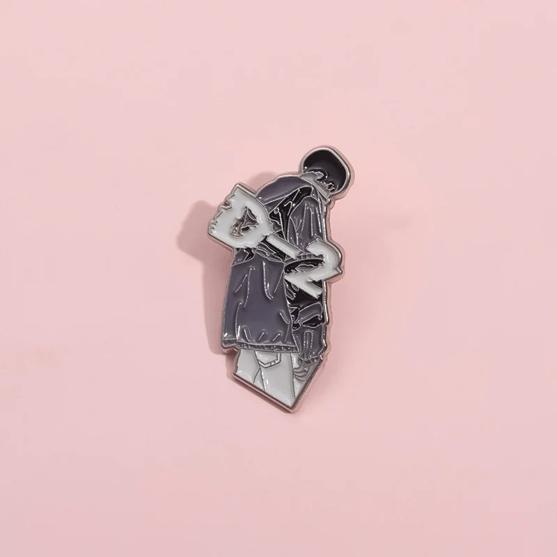 Retro Metal Pin Badge by Topboring