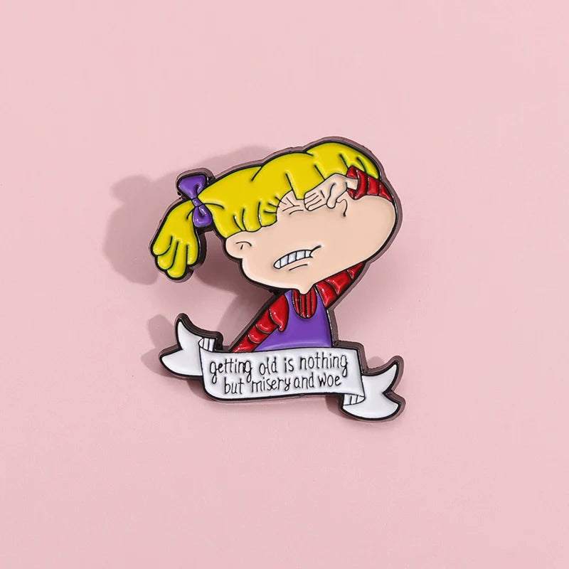 Cool Anime Cartoon Metal Pin Badge by Topboring
