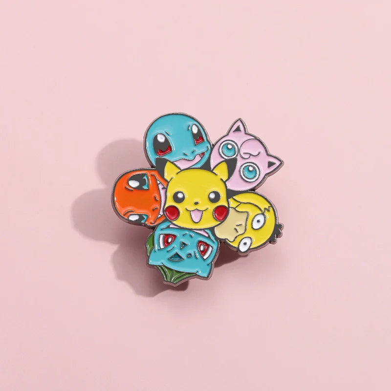 Quirky Anime Cartoon Metal Pin Badge by Topboring