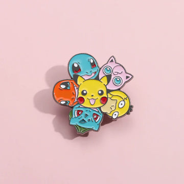 Quirky Anime Cartoon Metal Pin Badge by Topboring