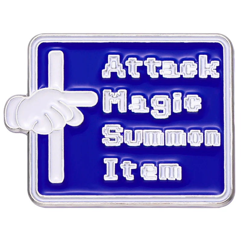 Playful Kawaii Metal Pin Badge Soft Enamel Pin Badge Set2