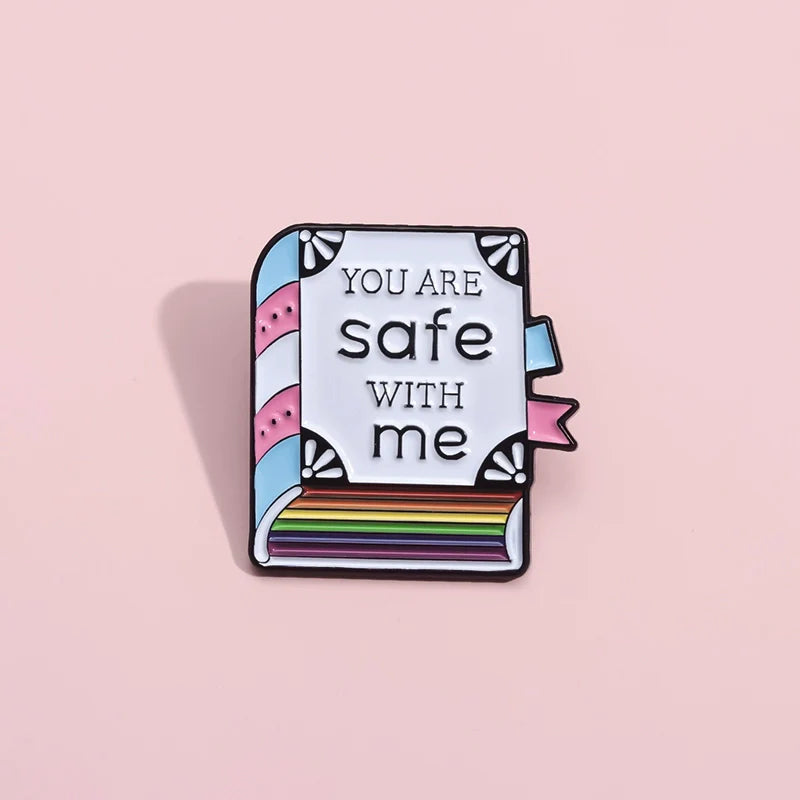 Bold Metal Pin Badge by Topboring
