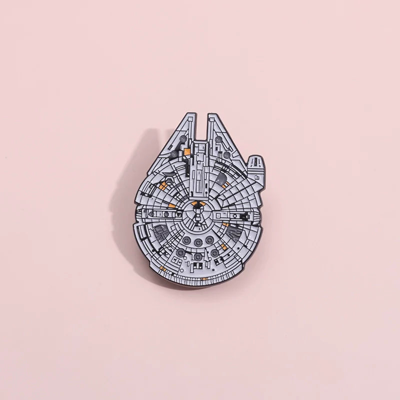 Cute Cartoon Star Metal Pin Badge by Topboring