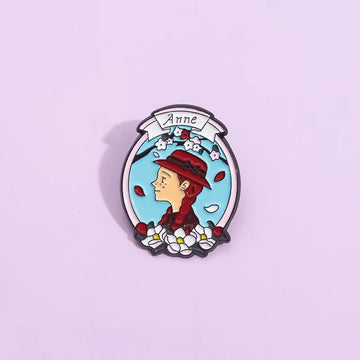 Cute Cartoon Metal Pin Badge by Topboring