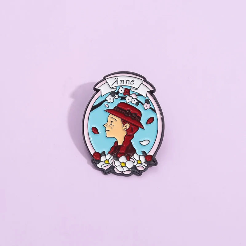 Cute Cartoon Metal Pin Badge by Topboring