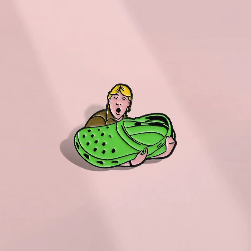 Funny Metal Pin Badge by Topboring