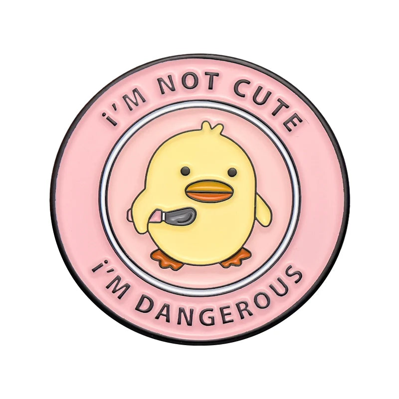 Charming Metal Pin Badge by Topboring