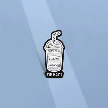 Cute Cartoon Metal Pin Badge by Topboring
