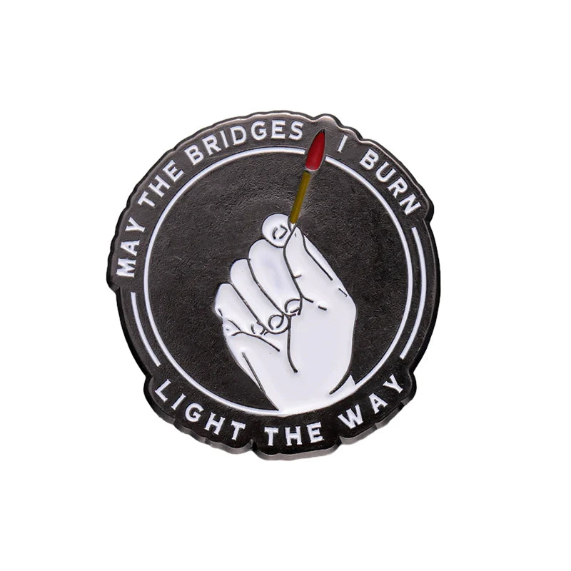 Quirky Cool Metal Pin Badge Soft Enamel Pin Badge Set2