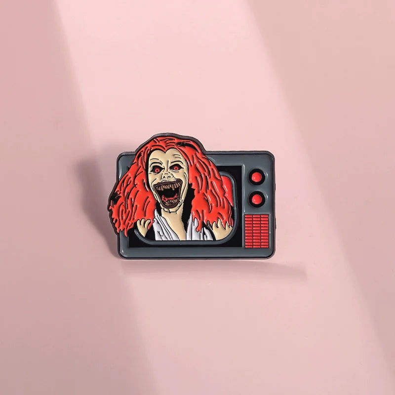Retro Metal Pin Badge by Topboring