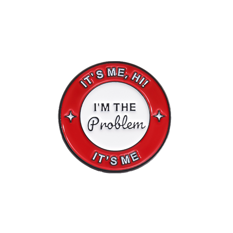 Playful Pin Badge by Topboring