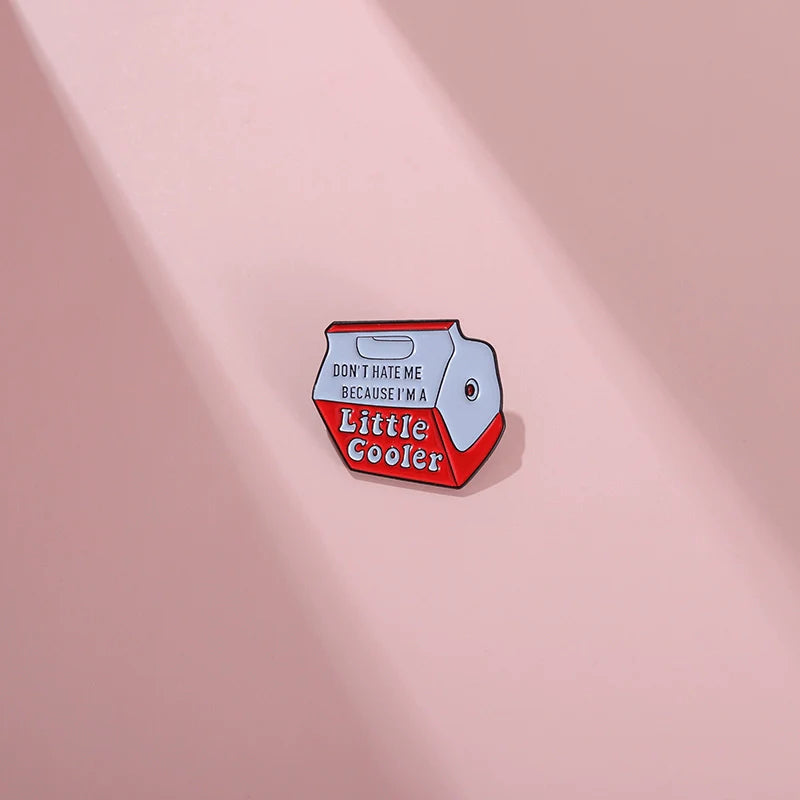 Cool Cow Metal Pin Badge by Topboring