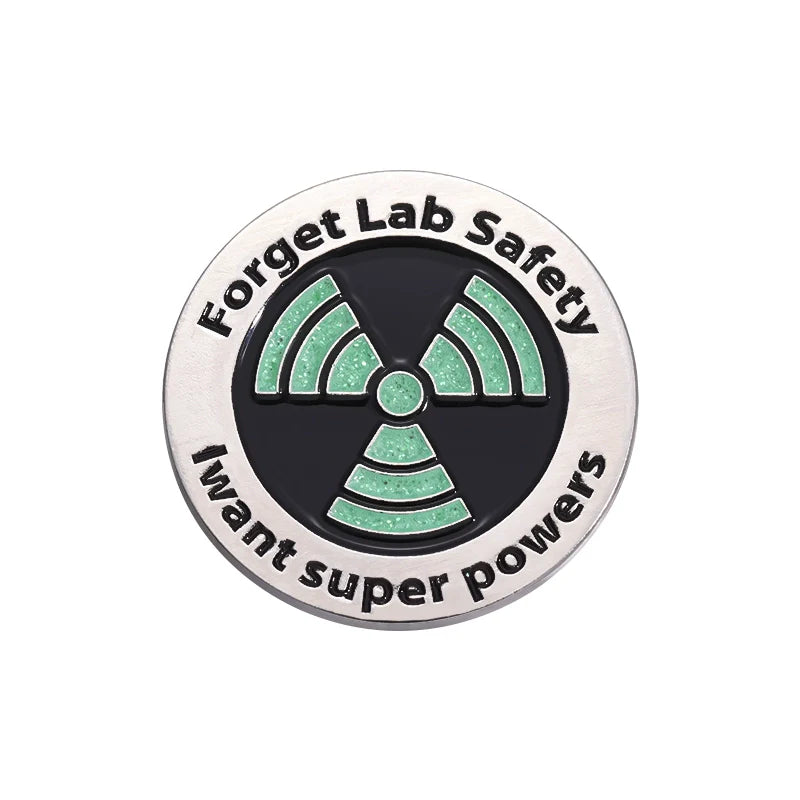 Funny Metal Pin Badge by Topboring