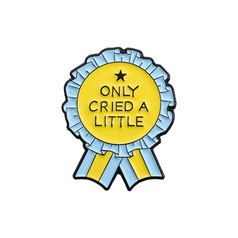 Quirky Metal Pin Badge by Topboring