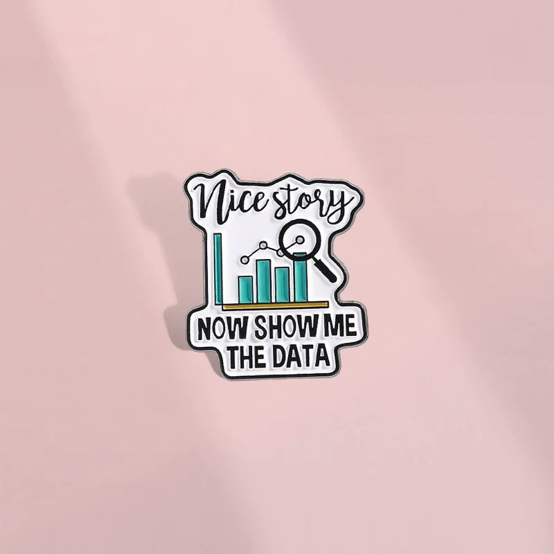 Quirky Metal Pin Badge by Topboring