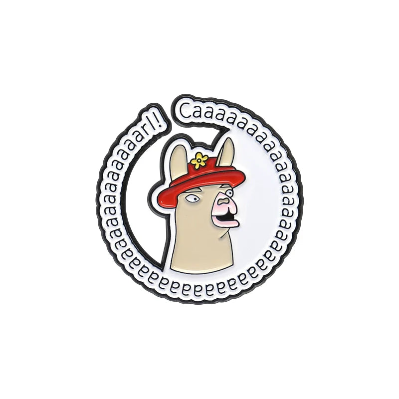 Charming Cute Cartoon Sheep Pin Metal Pin Badge