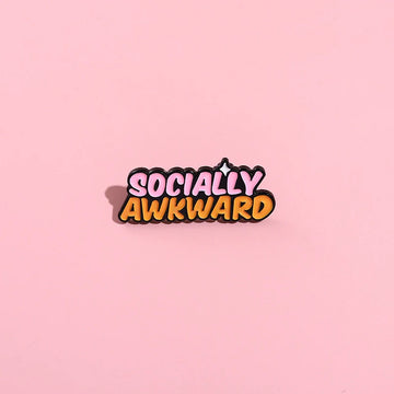 Bold Metal Pin Badge by Topboring
