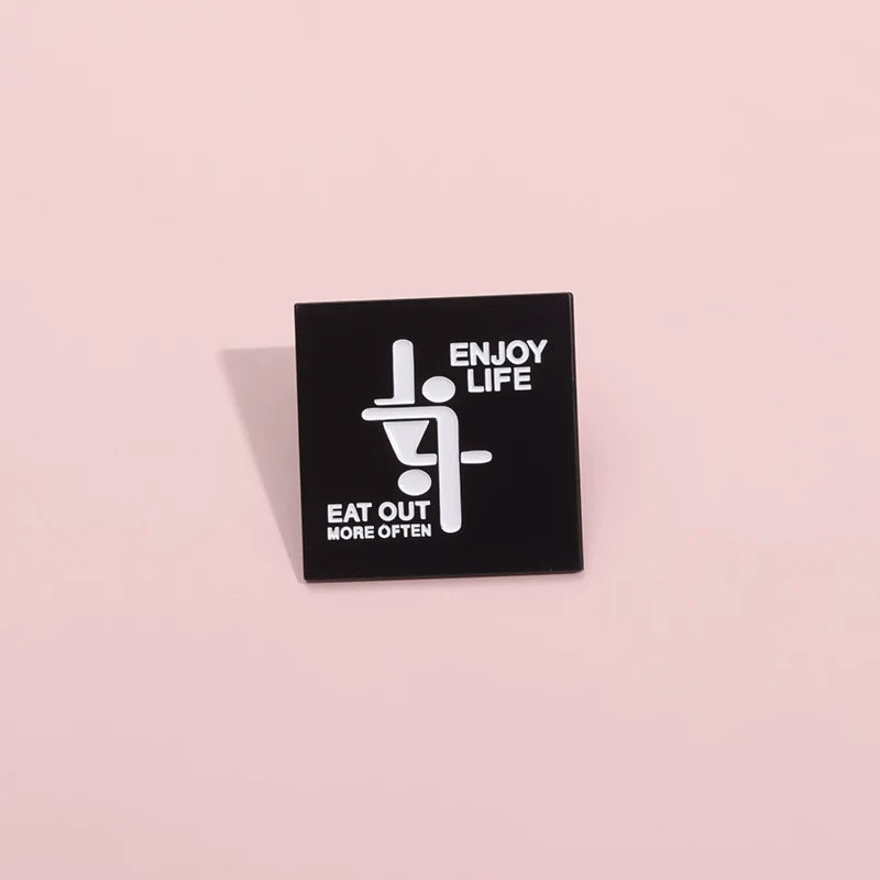 Charming Metal Pin Badge by Topboring
