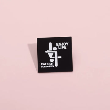 Charming Metal Pin Badge by Topboring