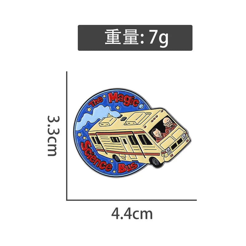 Aesthetic Cute Cartoon Metal Pin Metal Pin Badge Alt2