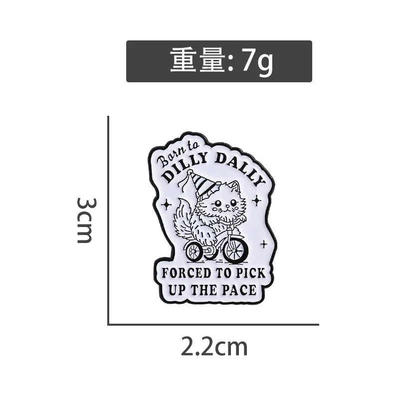 Cartoon Stylish Cartoon Bear Metal Hard Enamel Pin Badge
