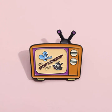 Cute Cartoon Cat Metal Pin Badge by Topboring