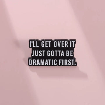 Elegant Metal Pin Badge by Topboring