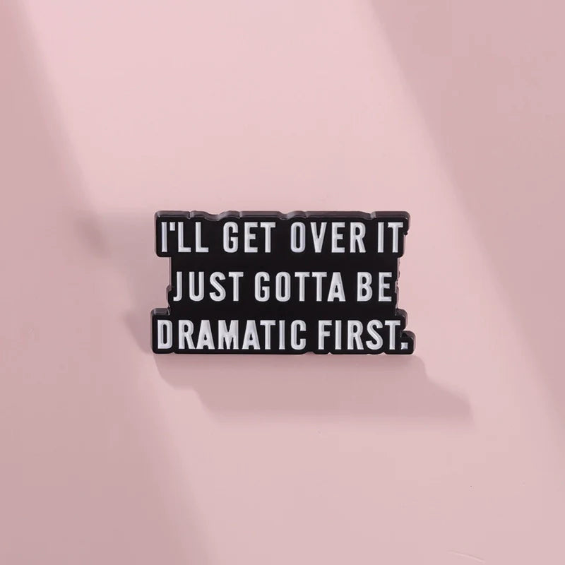 Elegant Metal Pin Badge by Topboring