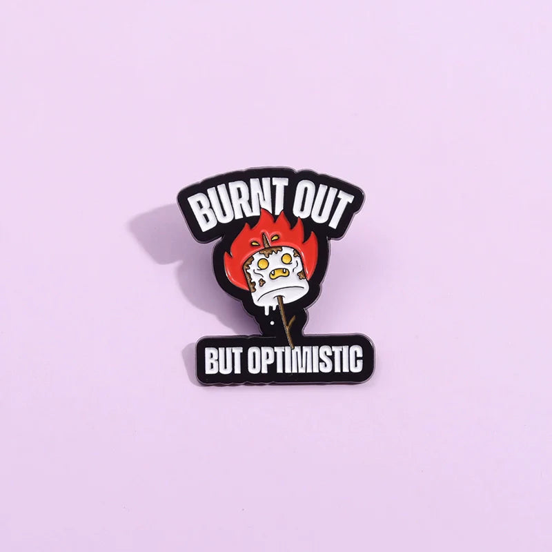 Cute Metal Pin Badge by Topboring