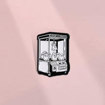 Cute Grab Metal Pin Badge by Topboring