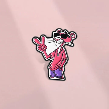 Cute Cartoon Leopard Pin Badge by Topboring